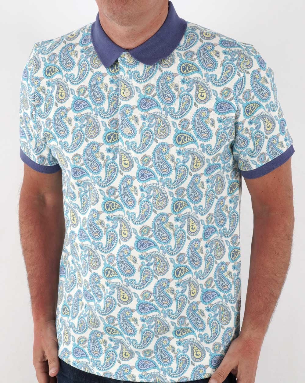 Pretty Green Campbell Paisley Polo Multi