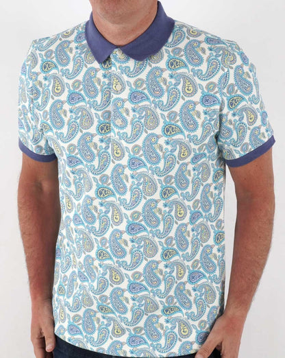 Pretty Green Campbell Paisley Polo Multi