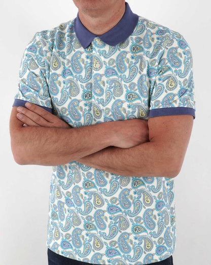 Pretty Green Campbell Paisley Polo Multi
