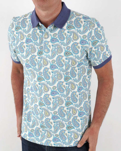 Pretty Green Campbell Paisley Polo Multi