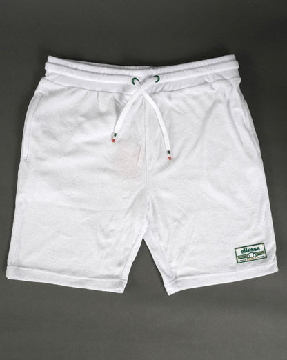 Ellesse Diavola Towelling Shorts White