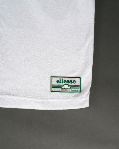 Ellesse Diavola Towelling Shorts White