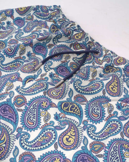 Pretty Green Campbell Paisley Swim Shorts Multi