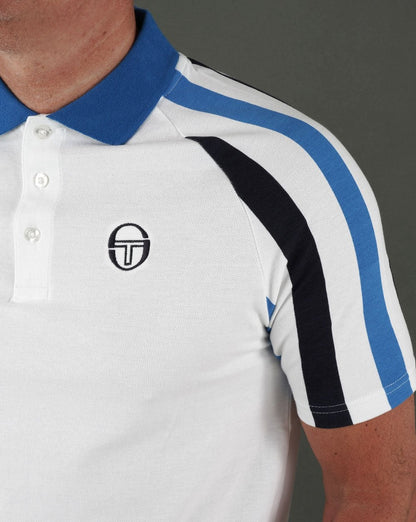 Sergio Tacchini Blow Polo Shirt White/Blue