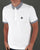 Pretty Green Gingham Collar Polo Shirt White
