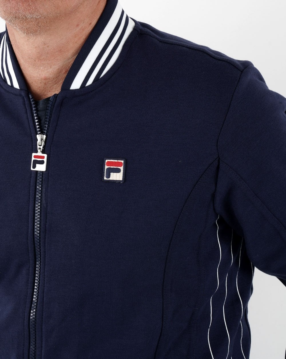 Fila Vintage Settanta 2 Track Top Navy/White