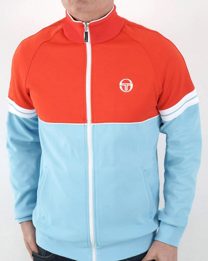 Sergio Tacchini Orion Track Top Sky Blue/Orange