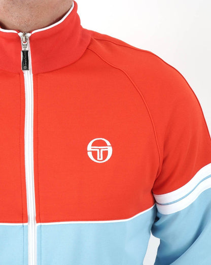 Sergio Tacchini Orion Track Top Sky Blue/Orange