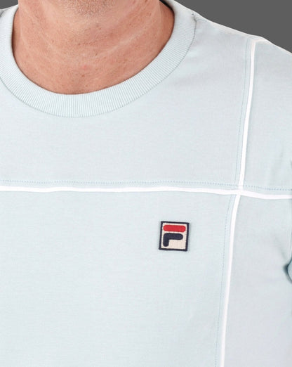 Fila Vintage Terrinda T Shirt Sky Blue/White