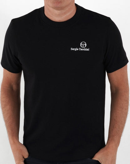 Sergio Tacchini Felton T Shirt Black