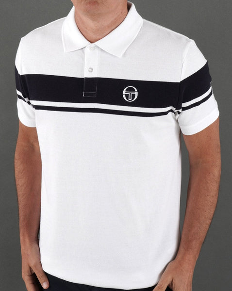 Sergio Tacchini Young Line Polo Shirt White/Navy