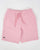Lacoste Rear Pocket Fleece Shorts Pink