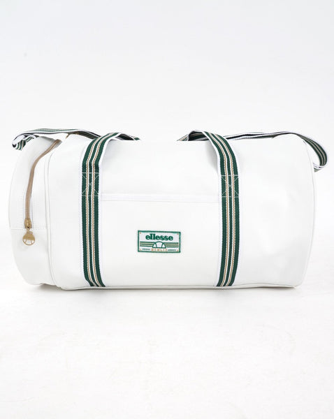 Ellesse Merlo Barrel Bag White/Green