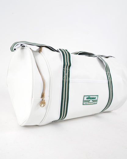 Ellesse Merlo Barrel Bag White/Green