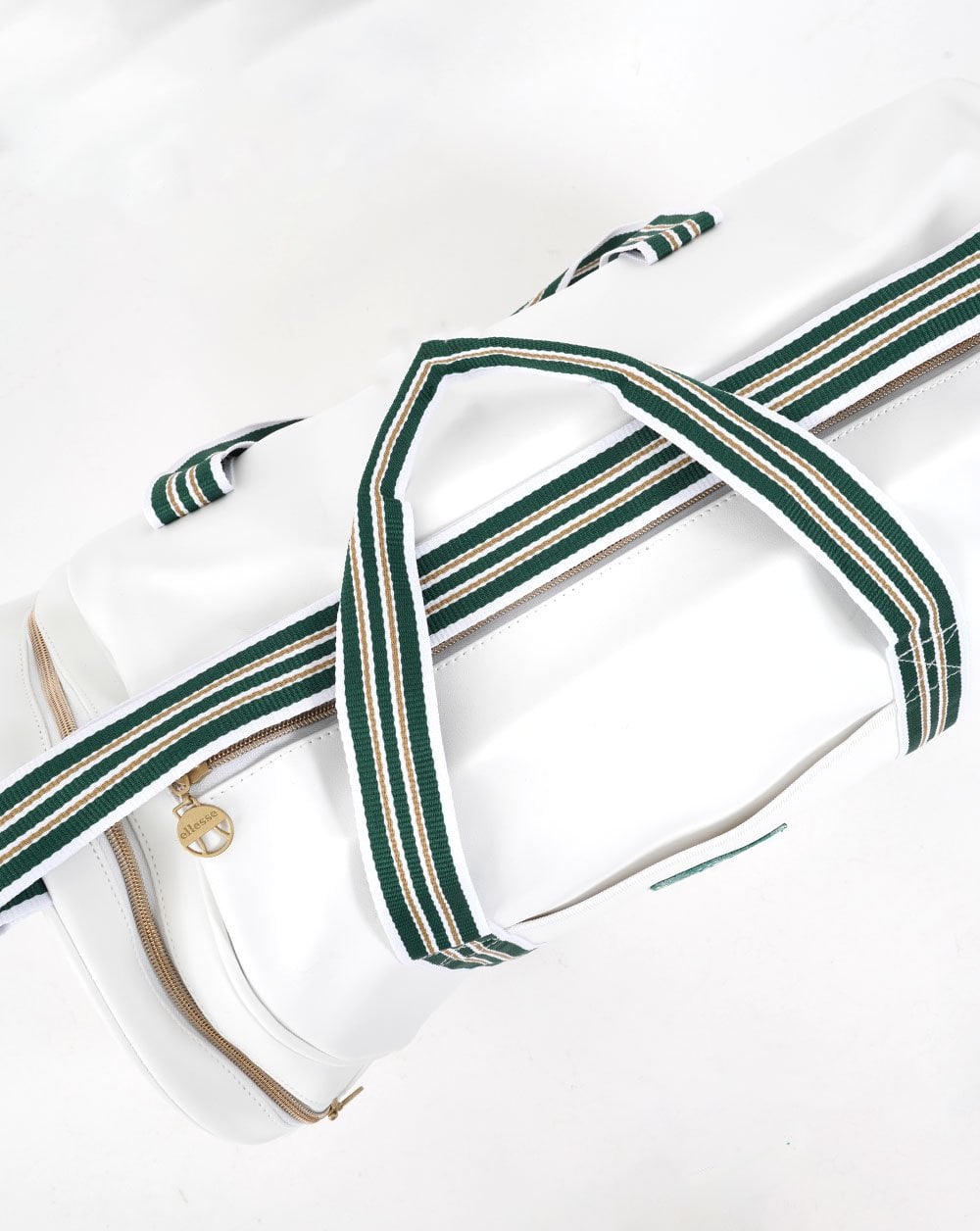 Ellesse Merlo Barrel Bag White/Green