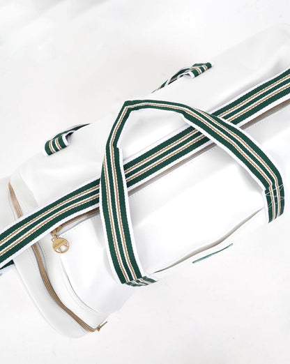 Ellesse Merlo Barrel Bag White/Green