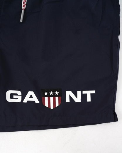 Gant Retro Shield Swim Shorts Navy