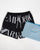 Emporio Armani Marco Logo Swim Shorts Black