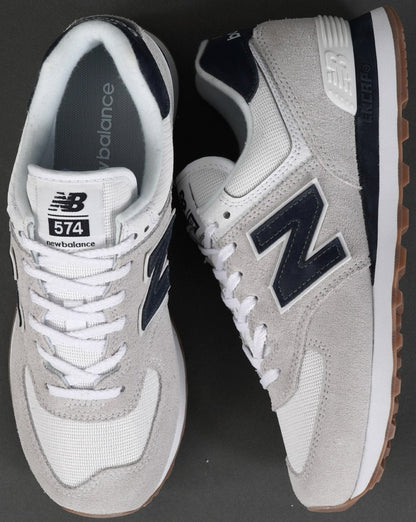New Balance 574 Trainer White/Navy