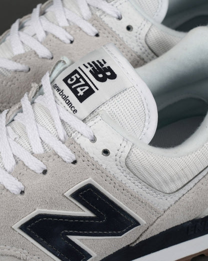 New Balance 574 Trainer White/Navy
