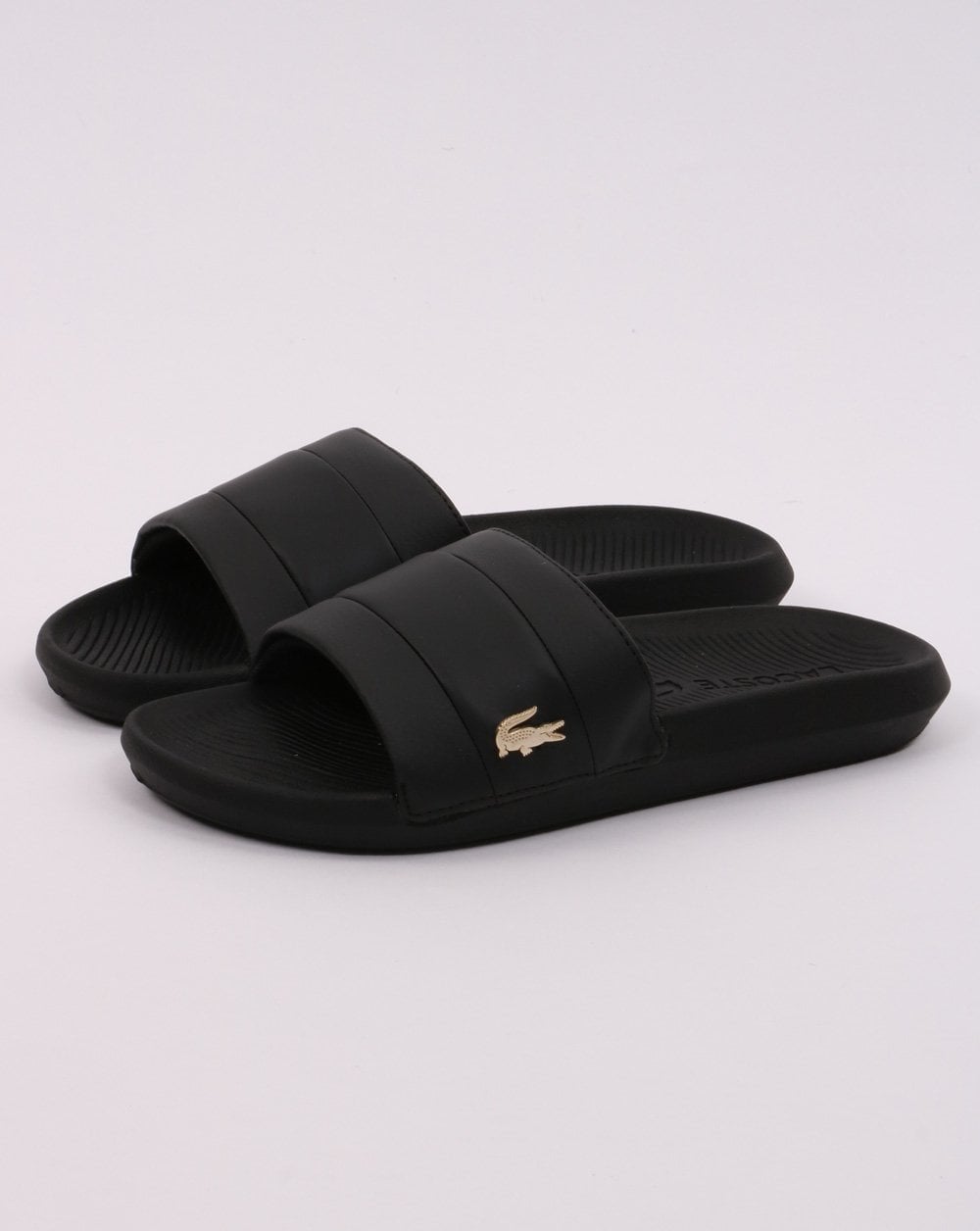 Lacoste Footwear Croco Slide Black