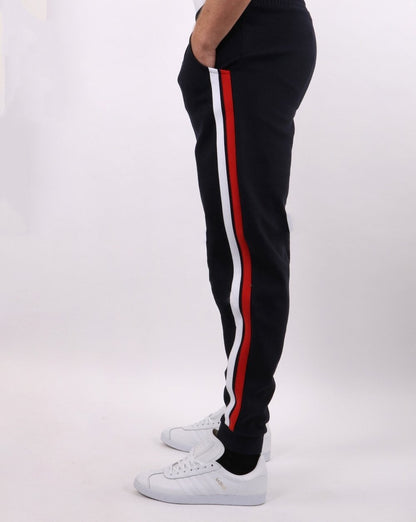 Sergio Tacchini Ghibli Track Pants Navy/White/Red