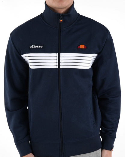 Ellesse 5 Stripe Track Top Navy/White