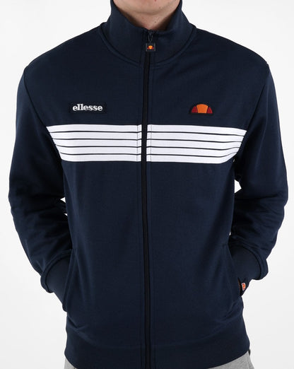 Ellesse 5 Stripe Track Top Navy/White