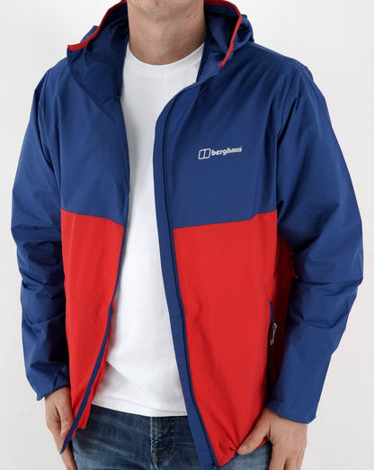 Berghaus Corbeck Windproof Jacket Blue/Red