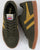 Gola Equipe Suede Trainer Khaki/Sun/Gum