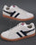 Gola Equipe Suede Trainer Off White/Navy/gum