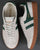 Gola Hurricane Suede Trainer Off White/Green/Gum