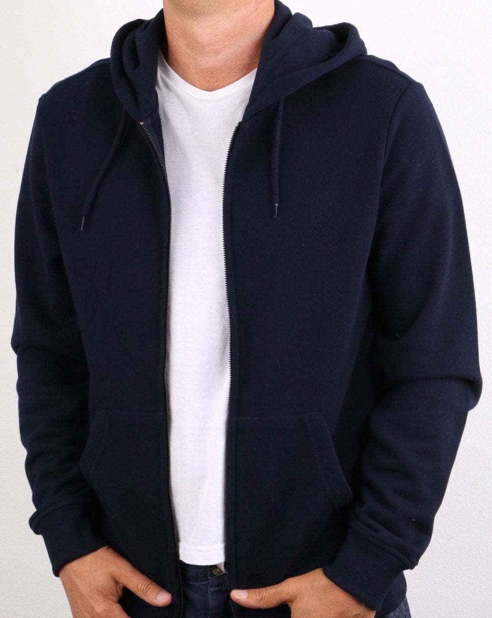 Benetton Full Zip Hoody Navy