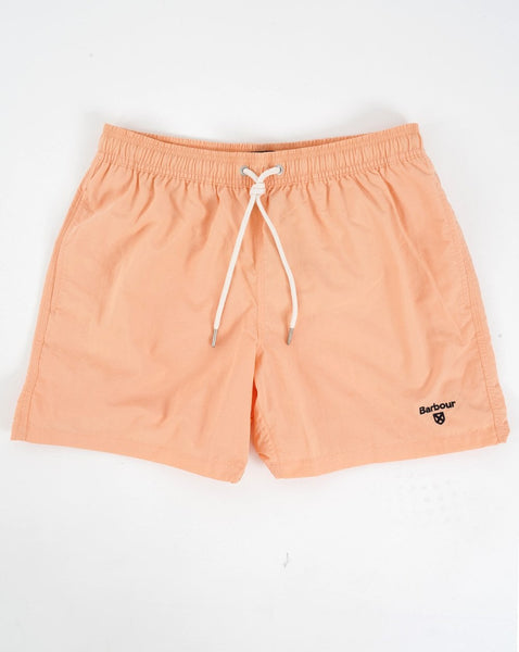 Barbour Logo Swim Shorts Coral Sands