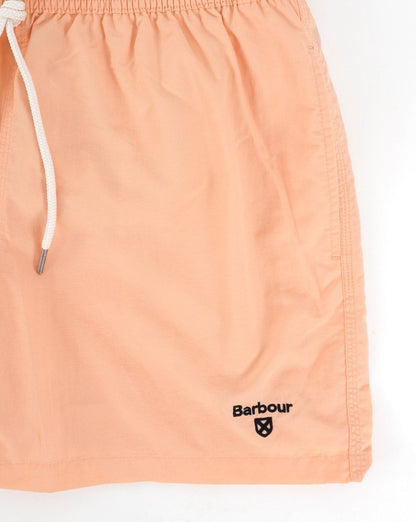 Barbour Logo Swim Shorts Coral Sands