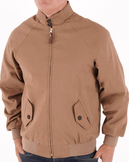 Trojan Harrington Jacket Camel