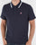 Gant Retro Shield Pique Short Sleeve Polo Navy
