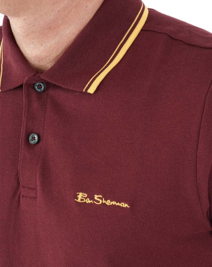 Ben Sherman Polo Shirt Burgundy