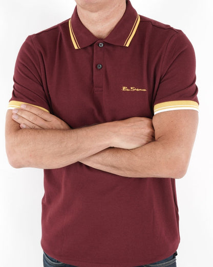 Ben Sherman Polo Shirt Burgundy
