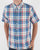 Pretty Green Madras Check Short Sleeve Shirt Stone