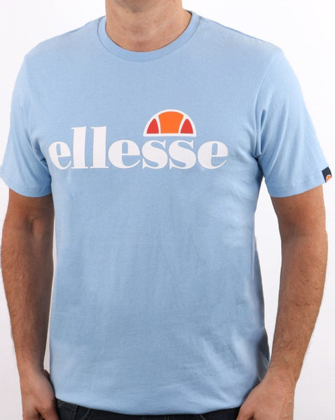 Ellesse Logo T Shirt Light Blue