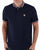 Fila Vintage Bomber Collar Polo Shirt Navy
