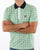 Fila Vintage Check Polo Shirt Pastel Green/Navy