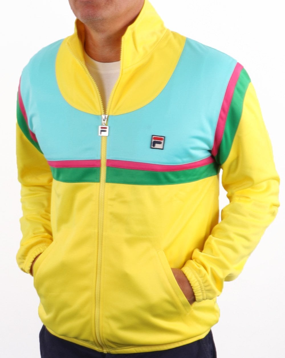 Fila Vintage Business GOLF Track Top Yellow
