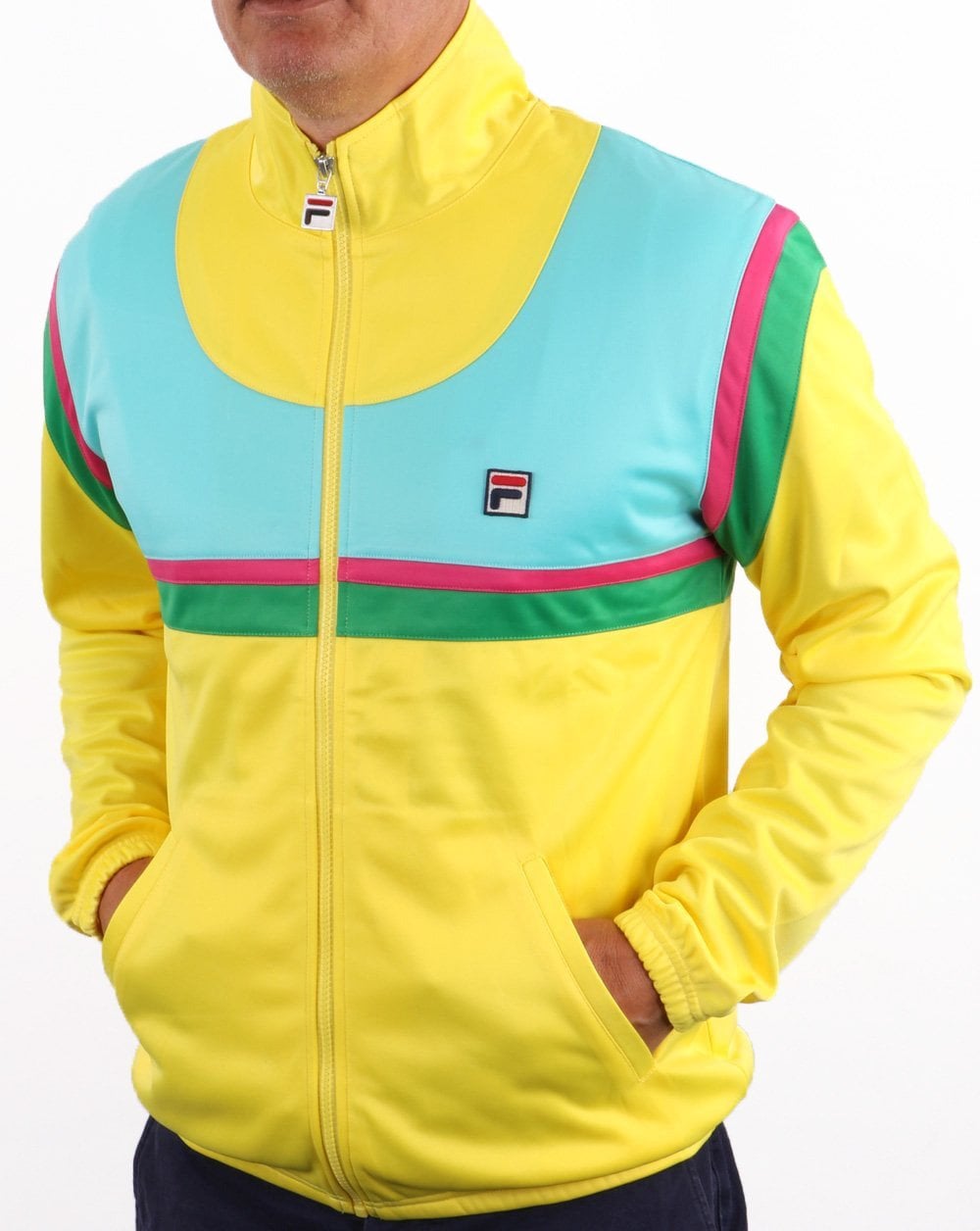 Fila Vintage Business GOLF Track Top Yellow