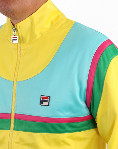 Fila Vintage Business GOLF Track Top Yellow