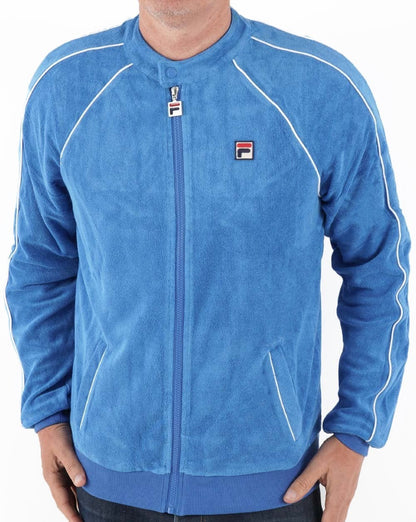 Fila Vintage Towelling Track Top French Blue