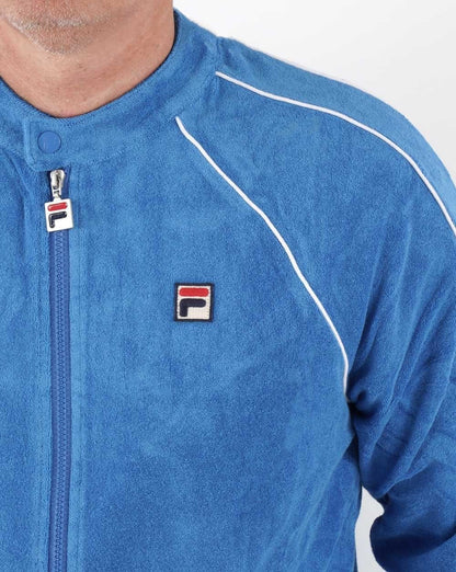 Fila Vintage Towelling Track Top French Blue