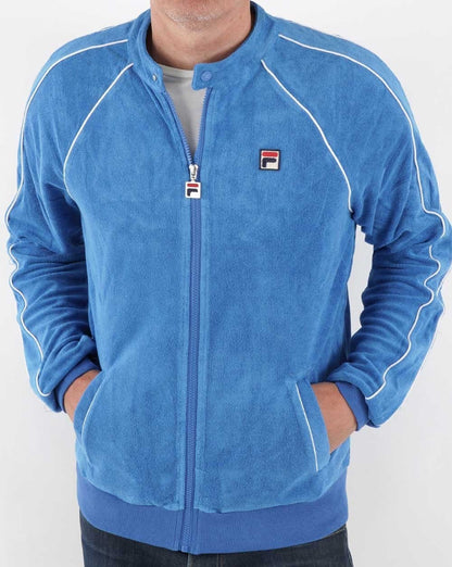 Fila Vintage Towelling Track Top French Blue