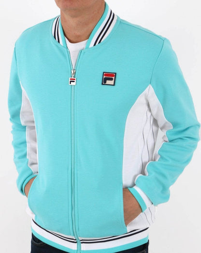 Fila Vintage Settanta Track Top Pro Badge Blue Radiance/White